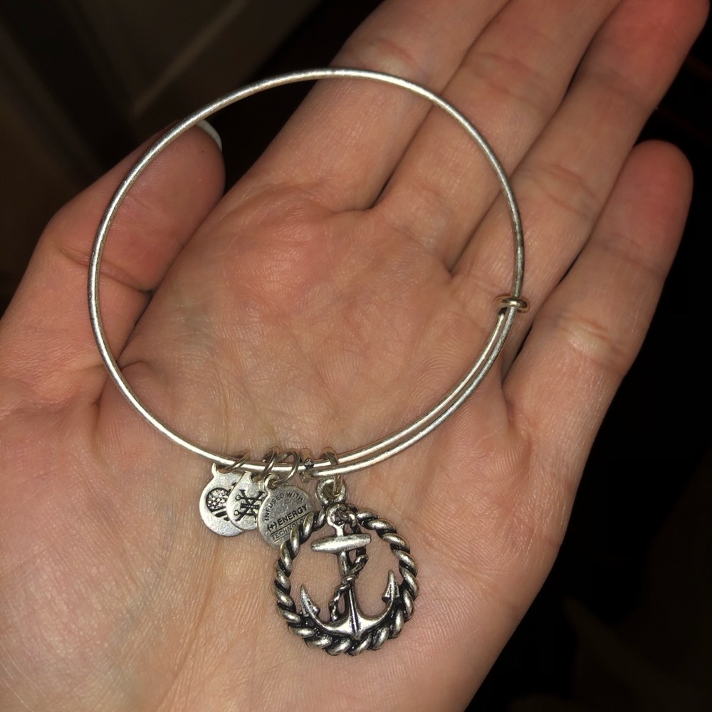 Alex and Ani Anchor Charm Bangle Bracelet